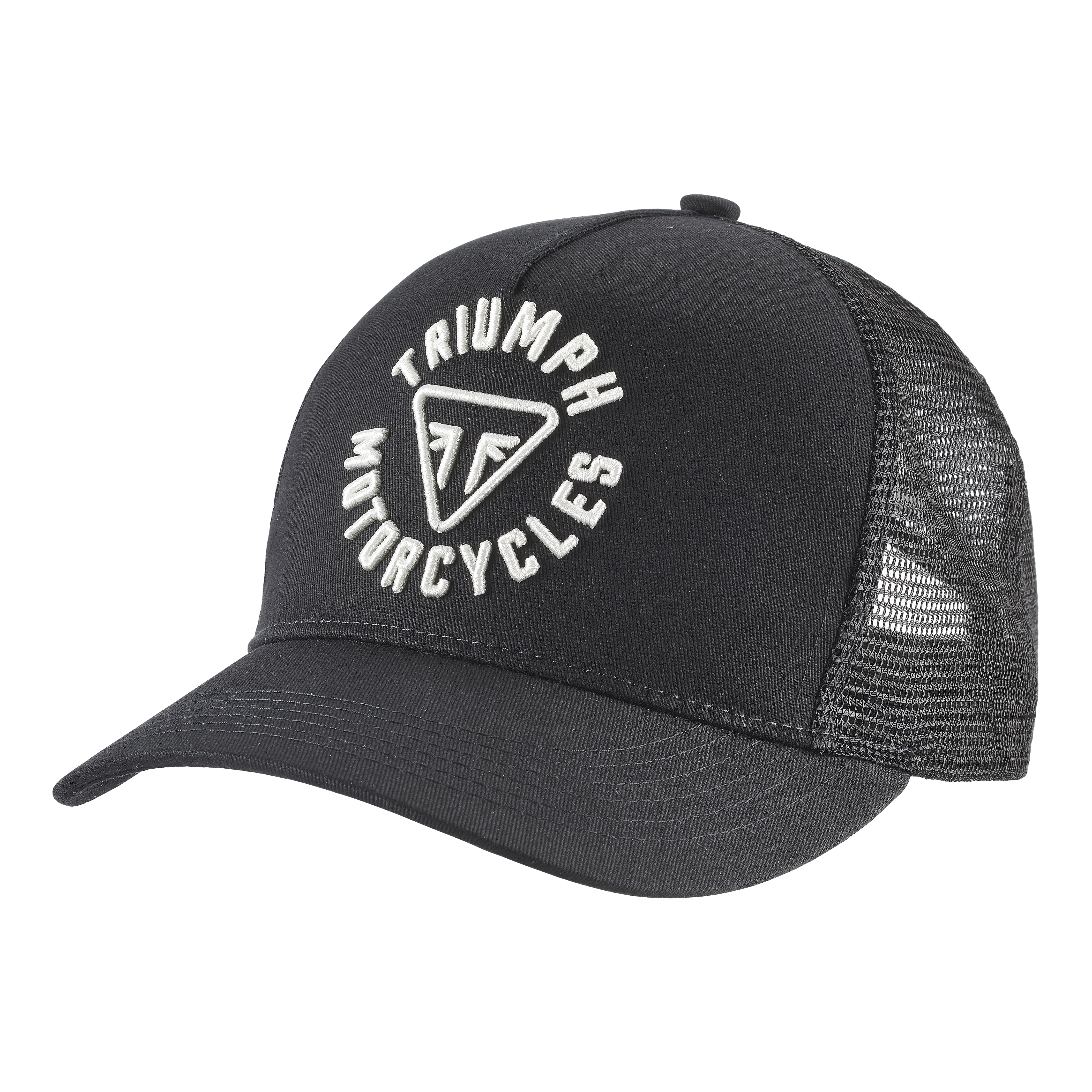TRIUMPH AYLOR EMBROIDERED TRUCKER CAP BLACK  MCAS21004