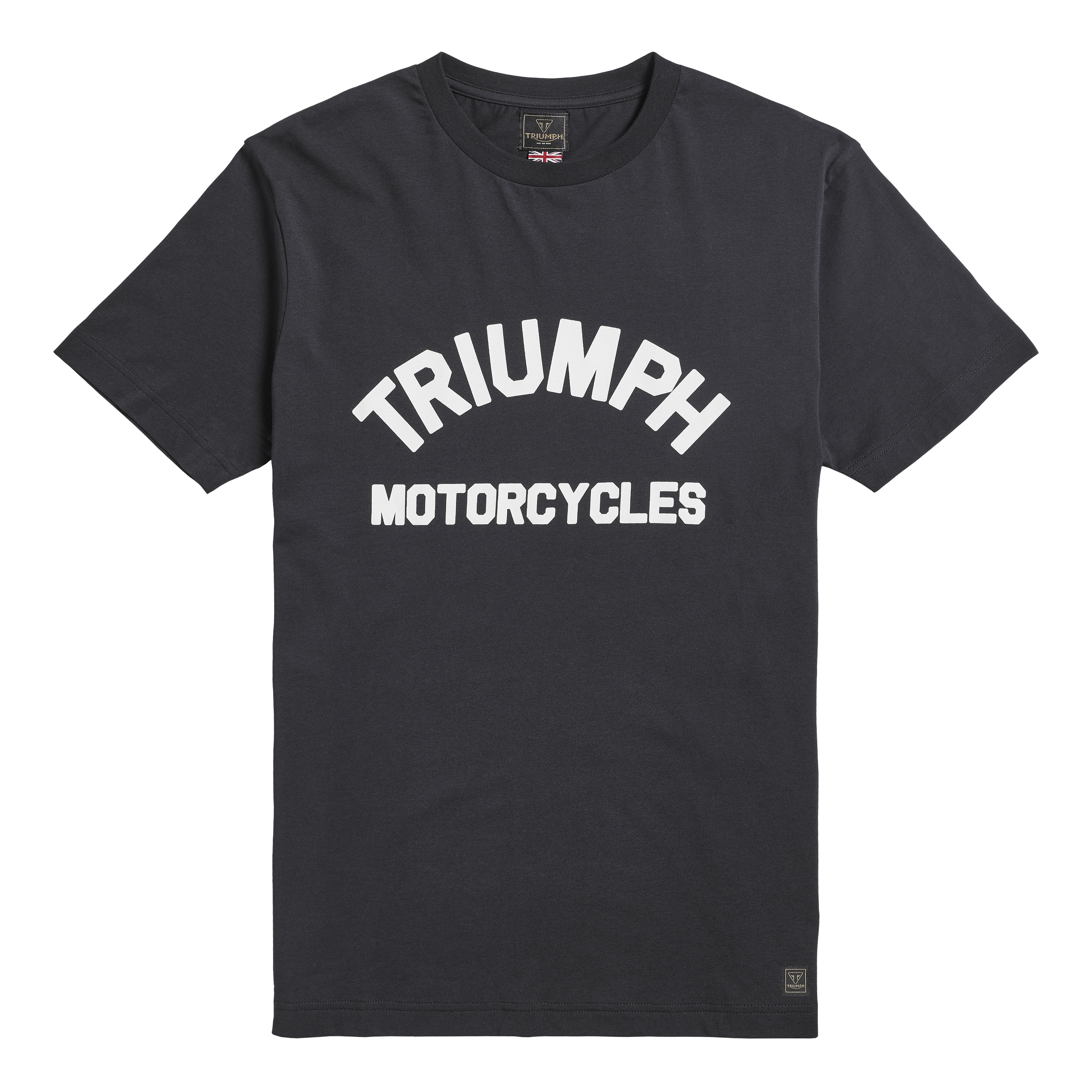 TRIUMPH BURNHAM T-SHIRT JET BLACK MTSS20010