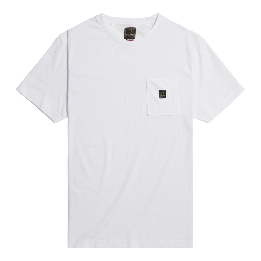 TRIUMPH BONNEVILLE T120 T-SHIRT WHITE MTSS24121