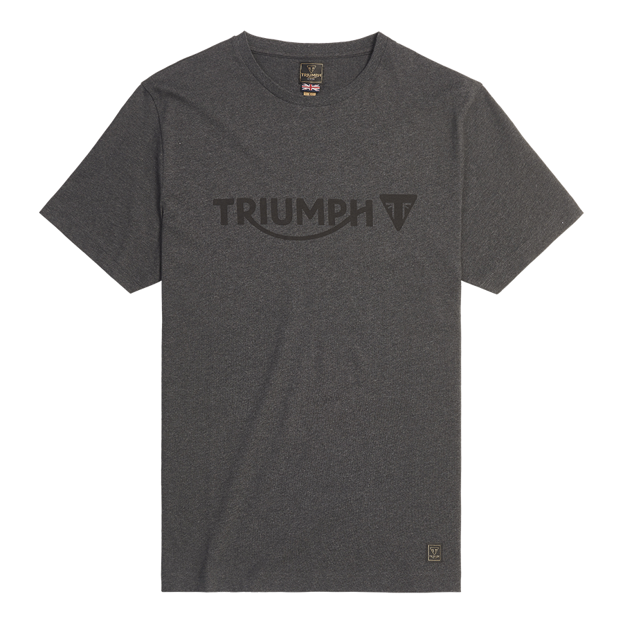 TRIUMPH CARTMEL T-SHIRT BLACK MARL MTSS24104
