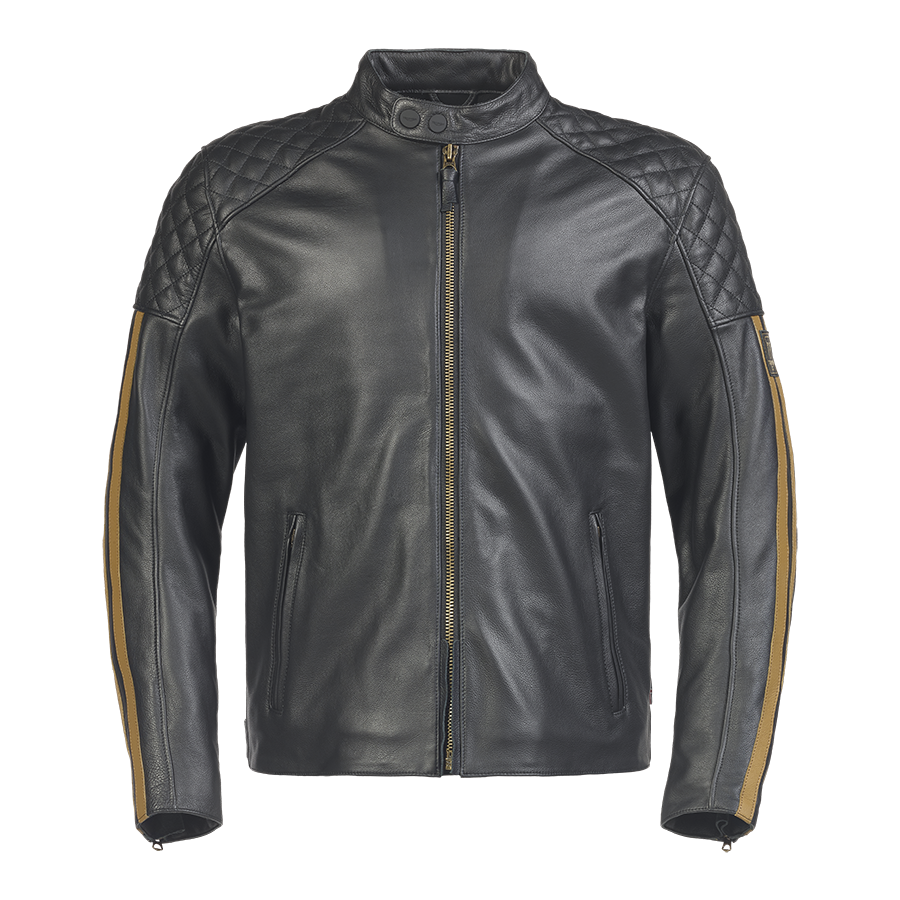 TRIUMPH BRADDAN SPORT JACKET BLACK / GOLD MLES2338