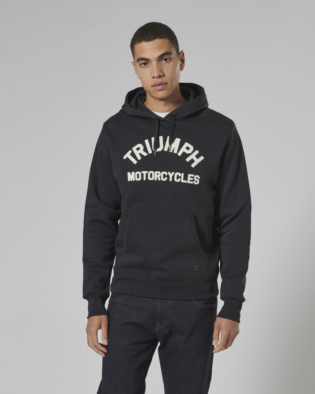 TRIUMPH CARRICK PULL-ON HOODIE BLACK