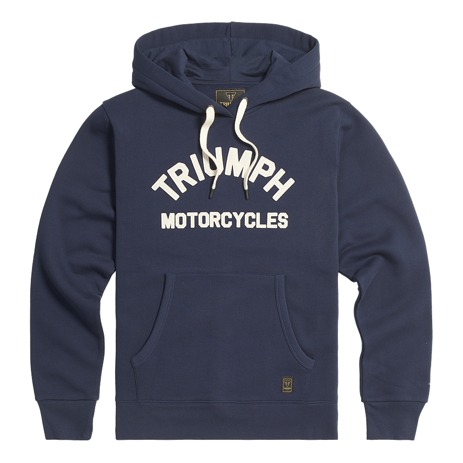 TRIUMPH CARRICK PULL-ON HOODIE NAVY / BONE